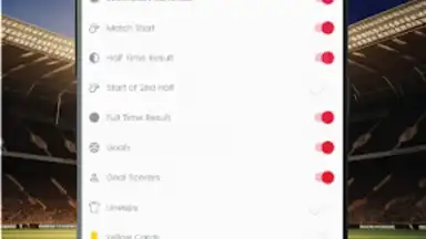 Captura de tela de Xscores: Real-time Live Scores 1
