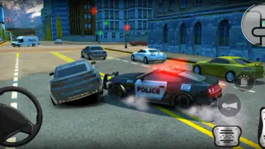 Captura de tela de Police Car Drift شرطة الهجوله 9