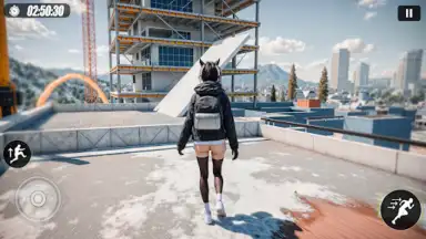 Captura de tela de Going Up Jump Parkour Rooftop 3