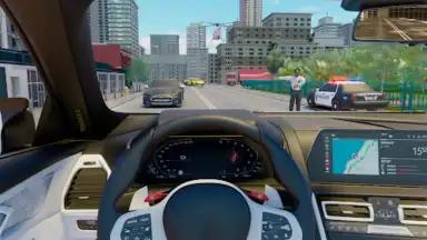 Captura de tela de Car Games highway traffic 2