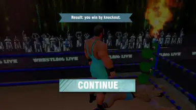 Captura de tela de Tag Team Wrestling Games: Mega Cage Ring Fighting 7