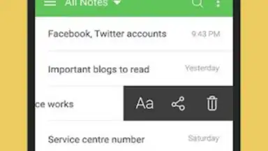 Captura de tela de Secure Notes 8