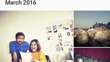Captura de tela de Sony Album 6