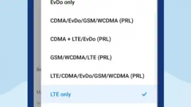 Captura de tela de Force 4G/LTE Only Mode 2