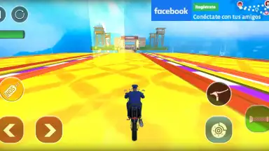 Captura de tela de Police Bike Stunts Games 3