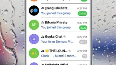 Captura de tela de Via Messenger - Unofficial Telegram App 13
