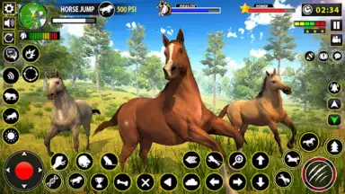 Captura de tela de Wild Horse Family Simulator 2