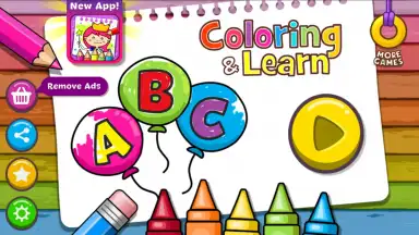 Captura de tela de Coloring and Learn 8