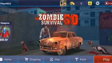 Captura de tela de Zombie Survival 3D 1