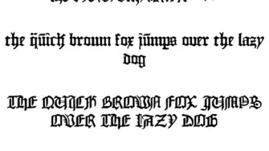Captura de tela de Gothic Fonts 50 7