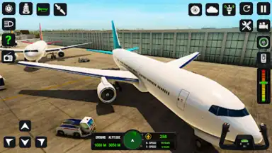 Captura de tela de Airplane Simulator Flight Game 1