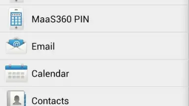 Captura de tela de MaaS360 MDM for Android 5