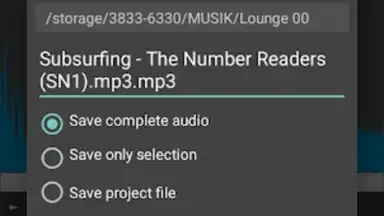 Captura de tela de mp3DirectCut 2