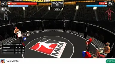 Captura de tela de MMA Fighting Clash 15