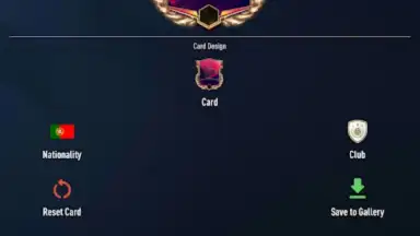 Captura de tela de FC 24 Mobile Card Creator 3