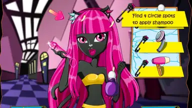 Captura de tela de Monster Catty Noir Hair Salon 4