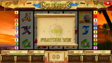Captura de tela de Columbus Deluxe slot 1