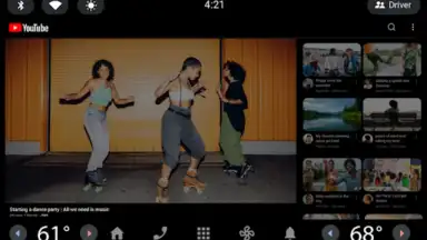 Captura de tela de YouTube (Android Auto) 6