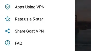 Captura de tela de Goat VPN 6