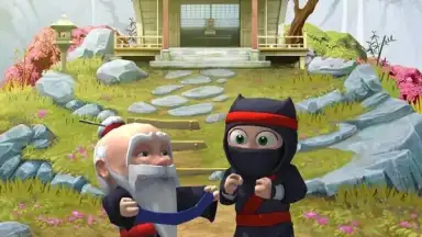 Captura de tela de Clumsy Ninja 4