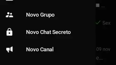 Captura de tela de Telegram Black 6