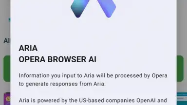 Captura de tela de Opera Browser 22