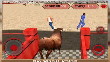 Captura de tela de Angry Bull Attack Arena Sim 3D 11
