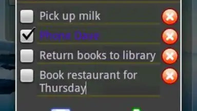 Captura de tela de To-Do List Widget 1