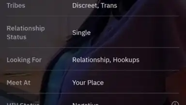 Captura de tela de Grindr 1