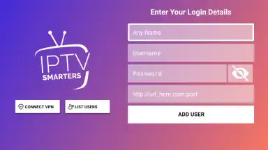 Captura de tela de IPTV Smarters Pro 8