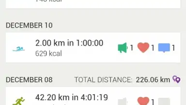 Captura de tela de Endomondo Sports Tracker 3