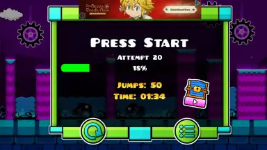 Captura de tela de Geometry Dash SubZero 2