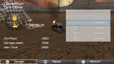 Captura de tela de Demolition Derby 2 14
