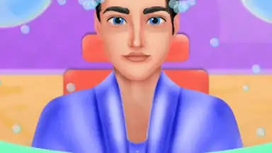 Captura de tela de Barber Salon Beard & Hair Game 4