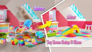 Captura de tela de Home Clean - Design Girl Games 12