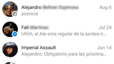 Captura de tela de Messenger Lite 6