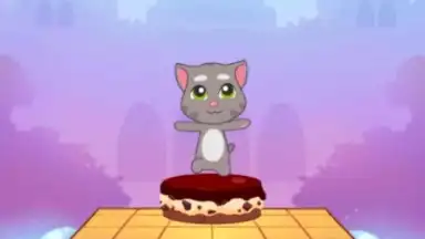 Captura de tela de Talking Tom Cake Jump 1