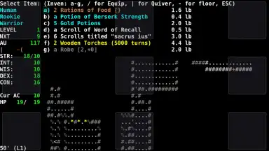 Captura de tela de Angband (Angdroid) 4