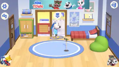 Captura de tela de Talking Tom Town 4