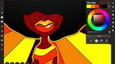 Captura de tela de Vector Ink: SVG, Illustrator 13