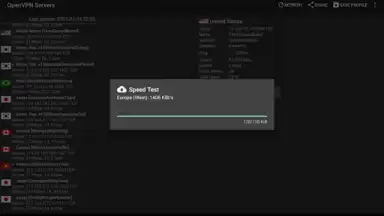 Captura de tela de VPN Servers 1