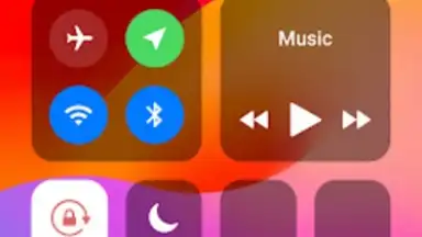 Captura de tela de Control Center iOS 17 5