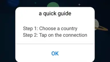 Captura de tela de Black vpn 3