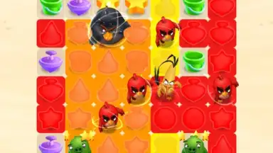 Captura de tela de Angry Birds Match 2