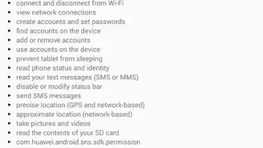 Captura de tela de Exodus Privacy 1