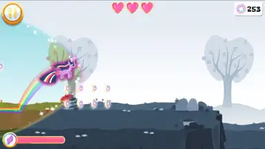 Captura de tela de My Little Pony Rainbow Runners 5