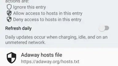 Captura de tela de DNS66 6