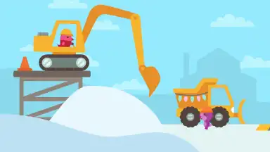 Captura de tela de Sago Mini Holiday Trucks and Diggers 7