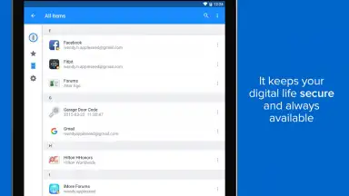 Captura de tela de 1Password 4