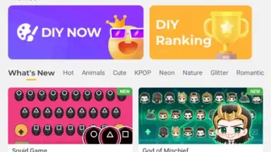 Captura de tela de Facemoji Emoji Keyboard Pro 2